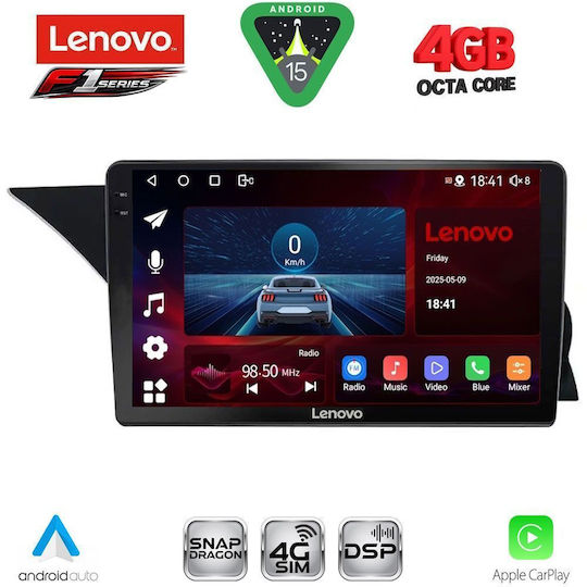 Lenovo Car Audio System for Mercedes-Benz GLK 2013-2017 (Bluetooth/USB/WiFi/GPS/Apple CarPlay/Android Auto) with 9" Touch Screen