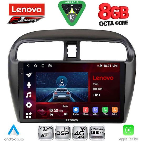 Lenovo Car Audio System for Mitsubishi Space Star 2013-2020 (Bluetooth/USB/WiFi/GPS/Apple CarPlay/Android Auto) with 9" Touch Screen