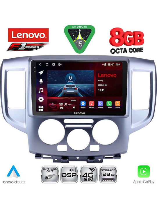 Lenovo Car Audio System for Nissan NV200 2009-2020 Bluetooth USB WiFi GPS Apple CarPlay Android Auto with 9" Touch Screen