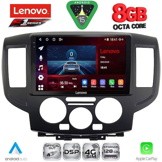 Lenovo Car Audio System for Nissan NV200 2009-2020 Bluetooth USB WiFi GPS Apple CarPlay Android Auto with 9" Touch Screen