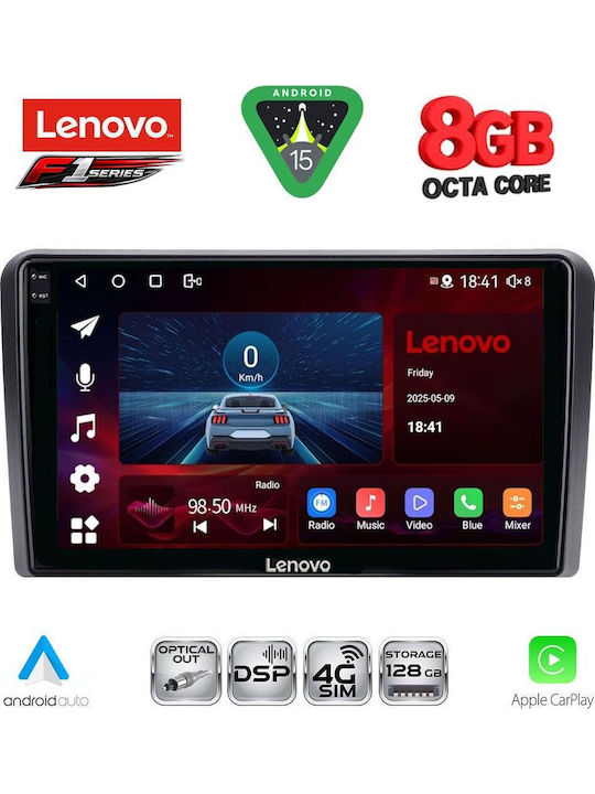 Lenovo Car Audio System for Opel Corsa Meriva Tigra Vectra 2004-2014 Bluetooth USB Wi-Fi GPS Apple CarPlay Android Auto with 9 Inch Touch Screen