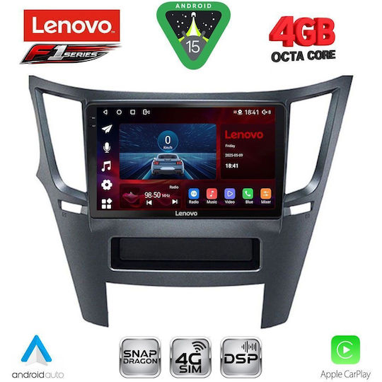 Lenovo Car Audio System for Subaru Legacy / Outback 2009-2014 Bluetooth USB WiFi GPS Apple CarPlay Android Auto with 9" Touch Screen
