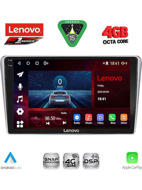 Lenovo Car Audio System for Toyota Avensis 2003-2009 Bluetooth USB WiFi GPS Apple CarPlay Android Auto with 9" Touch Screen