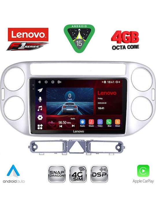 Lenovo Car Audio System for Volkswagen Tiguan 2004-2011 Bluetooth USB WiFi GPS Apple CarPlay Android Auto with 9" Touch Screen
