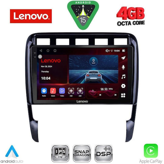 Lenovo Ηχοσύστημα Αυτοκινήτου για Porsche Cayenne 2002-2011 (Bluetooth/USB/WiFi/GPS/Apple-Carplay/Android-Auto) με Οθόνη Αφής 9"
