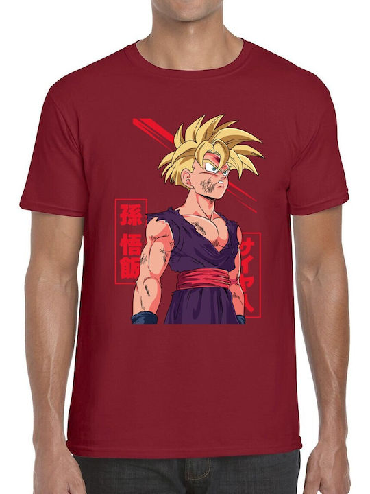 Тениска Super Saiyan 2 Gohan Battle Damaged Pop...