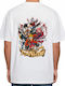 Oversized T-shirt Naruto Team 7 Samurai Warriors Pop Culture White