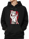 Hoodie Sailor Moon Moon Stick Pop Culture Black