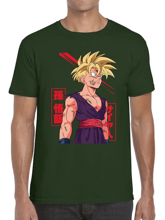 T-shirt Super Saiyan 2 Gohan Battle Damaged Pop...