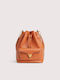 Beat Leather Women's Shoulder Bag Orange