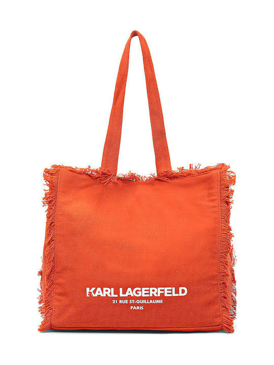 Karl Lagerfeld Women's Tote Handbag Orange