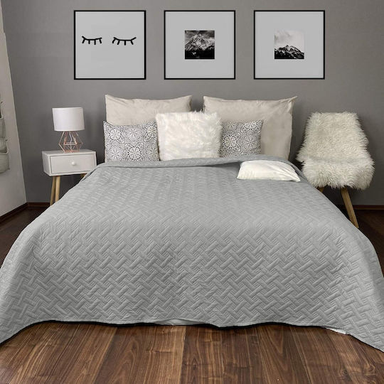 Homelevel Κουβερλί Υπέρδιπλο Gray 240x260cm