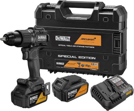 DEWALT McLaren Percussive Battery Drill Driver Brushless 18V 2x5Ah