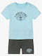 Kids Set with Shorts Summer 2 Pieces Sky Blue