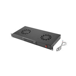 Unit 2 Fans 1u Digital Thermostat Temperature Sensor Timer Led Display Black 1.5m Power Cable Dateup "9801130751-t" Green Stamp 2 Lei