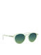 Izipizi Unisex Sunglasses With Green Frame And Green Gradient Polarized Mirror Lens