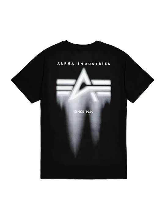 Alpha Industries T-Shirt Schwarz/Weiß