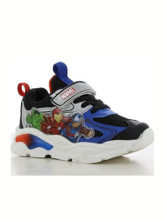 Παιδικά Sneakers με Σκρατς & Φωτάκια Πολύχρωμα