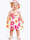 Girls Dress Sleeveless White