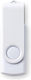 Metallischer 8GB USB 2.0 Stick Weiß