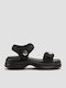 Women's Flat Sandals Flatforms Black
