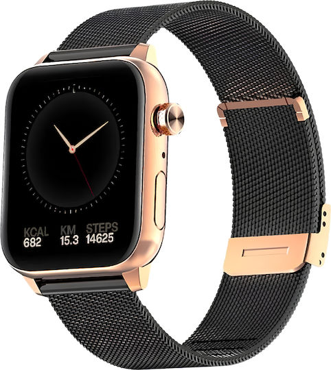 MaxCom FW64 Oxygen 2 Smartwatch με Παλμογράφο (Μαύρο)