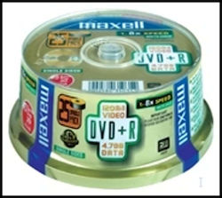 Maxell Εγγράψιμα DVD+R 4.7GB 50τμχ Maxell Εγγράψιμα DVD+R 4.7GB 50τμχ
