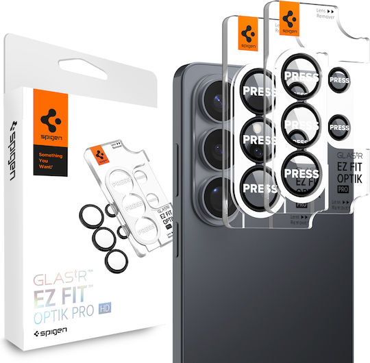 Spigen Optik Pro Hd Glas.tr Ez Fit Kamera Schutz 2er Pack Galaxy S26 Ultra Schwarz