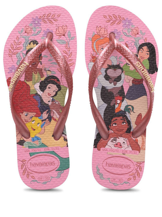 Havaianas Παιδικές Σαγιονάρες Flip Flops Ροζ