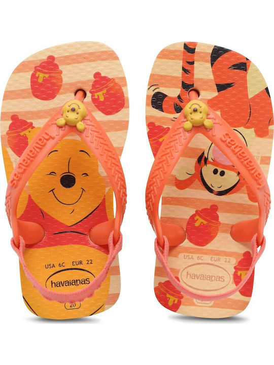 Havaianas Παιδικές Σαγιονάρες Flip Flops Πορτοκαλί