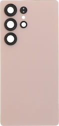 Καπάκι Battery Door + Battery Door Adhesive + Back Camera Lens Bezel Ροζ Samsung Galaxy S25 Ultra
