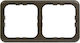 Trem Πλαίσιο 2 Μονάδων 113x60x10 Mm