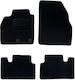 Carpet Mats Medium Quality Black Compatible with Renault Scenic 5-Door Model 2009-2016 4pcs