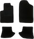 Car Mats Carpet Medium Quality Black Compatible Citroen C3 Pluriel Cabrio 4 Pieces