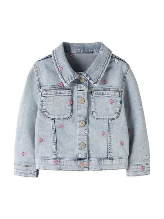 Name It Παιδικό Casual Μπουφάν Bleached Denim