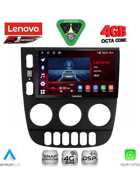 Lenovo Car Audio System for Mercedes-Benz ML 2002-2005 Bluetooth USB WiFi GPS Apple CarPlay Android Auto with 9" Touch Screen