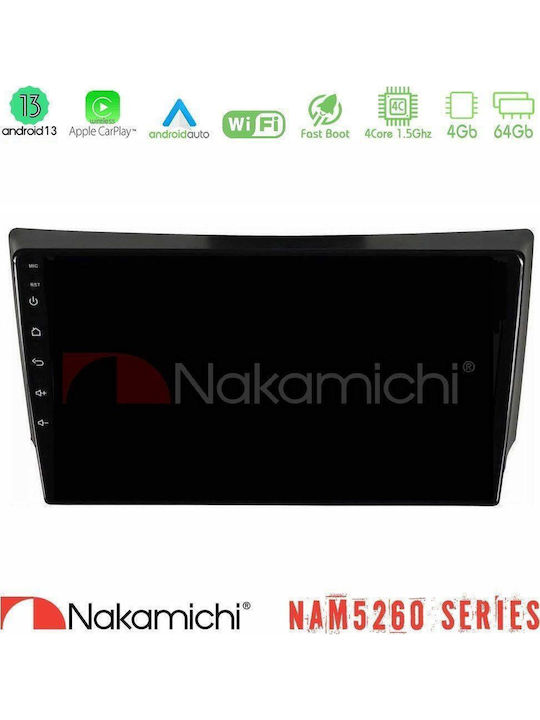 Nakamichi Car Audio System for SsangYong Rexton 2002-2006 Bluetooth USB AUX WiFi GPS Apple CarPlay Android Auto with 9" Touch Screen