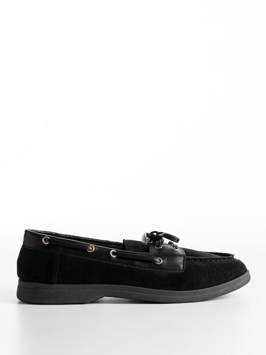 Bozikis Γυναικεία Loafers σε Μαύρο Χρώμα