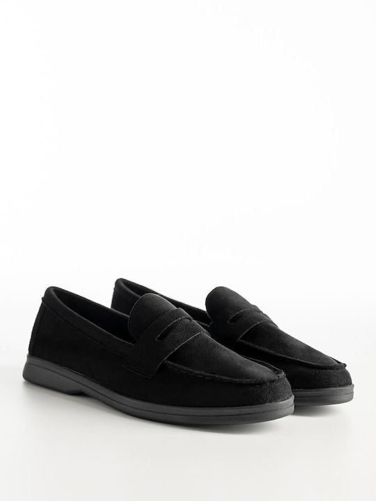 Bozikis Γυναικεία Loafers σε Μαύρο Χρώμα