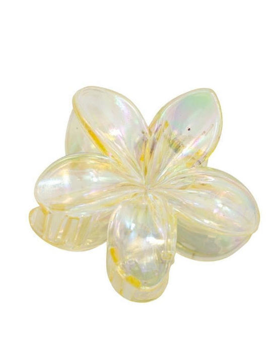 Kinder Haarspangen Blume in Gelber Farbe