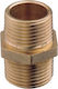 Messing Stecker Nipel Männlich Männlich