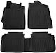 Race Axion Protective Raised Sides Car Mats Type Toyota Camry Xv40 2006-2011 4-Door Rubber Material Fasteners 5 Pieces 5022015/st