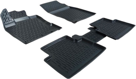Autopataki Rubber Car Mats Raised Sides Compatible with Nissan Qashqai J11 2013-2021