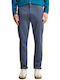 Pantaloni Chino Elastici Regular Fit Dusty Blue
