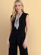 Black Women's Vest