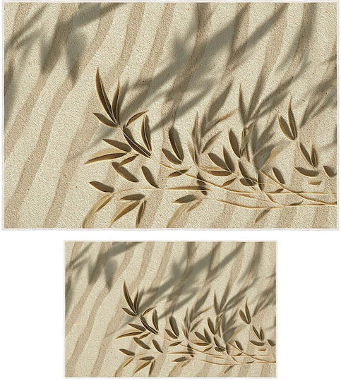 L'Εssentiel Maison Σετ Πατάκια Μπάνιου 290HFT1139 Beige 60x100εκ. 2τμχ