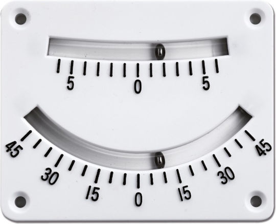 Double White Inclinometer 6p 10 x 8cm