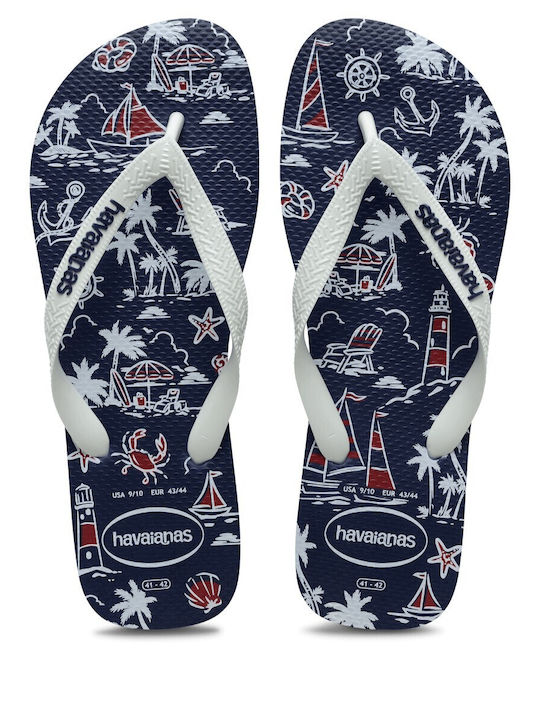 Havaianas Top Nautical Herren Flip Flops Weiß