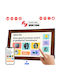 Birai Y101 10.1 Zoll Digitale Bilderrahmen WLAN Touch HD Ips 64GB Android 1080p Multi-User Braun