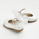 Ever Kid Taufschuhe für Mädchen Leder Ecru